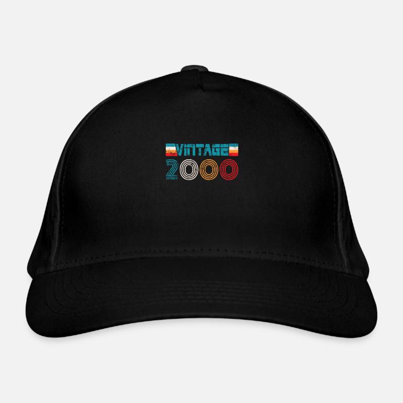 2000 Geburtstag Vintage Bio-Baseballkappe