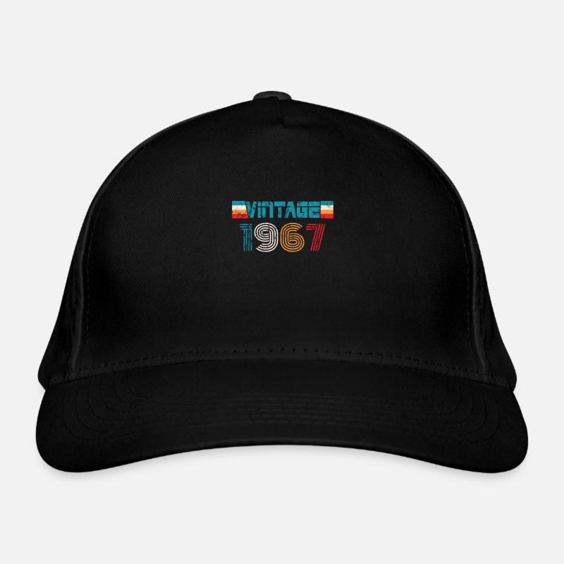 1967 Geburtstag Vintage Bio-Baseballkappe