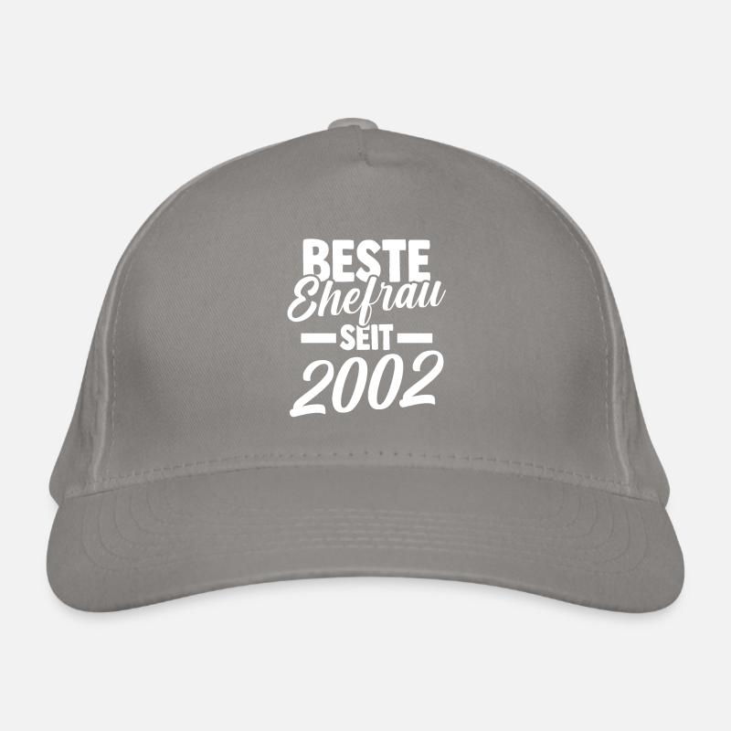 Valentinstag Beste Ehefrau Seit 2002 Bio-Baseballkappe