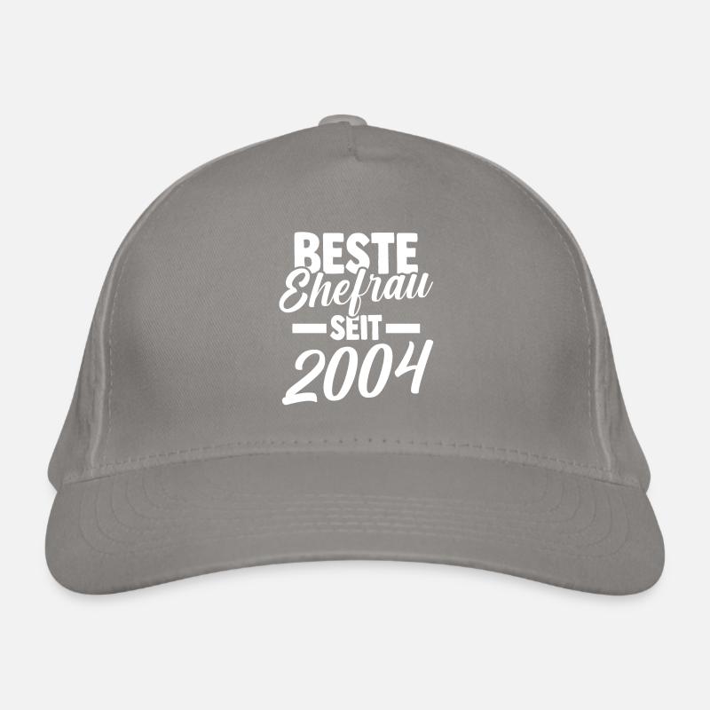 Valentinstag Beste Ehefrau Seit 2004 Bio-Baseballkappe