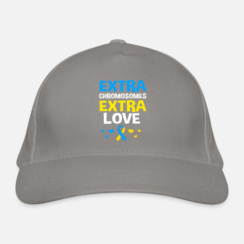 Down syndrome T21 chromosome trisomy Organic Baseball Cap
