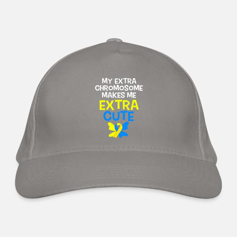Down syndrome T21 chromosome trisomy Organic Baseball Cap