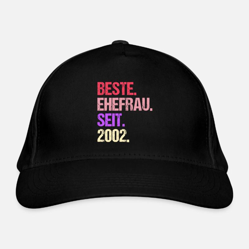 Valentinstag Beste Ehefrau Seit 2002 Bio-Baseballkappe