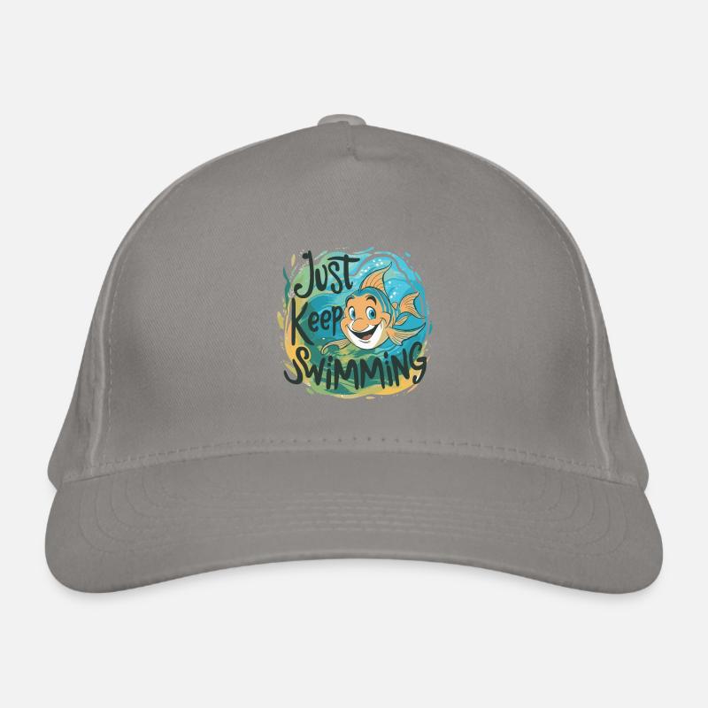 CONTINUEZ À NAGER Casquette classique bio