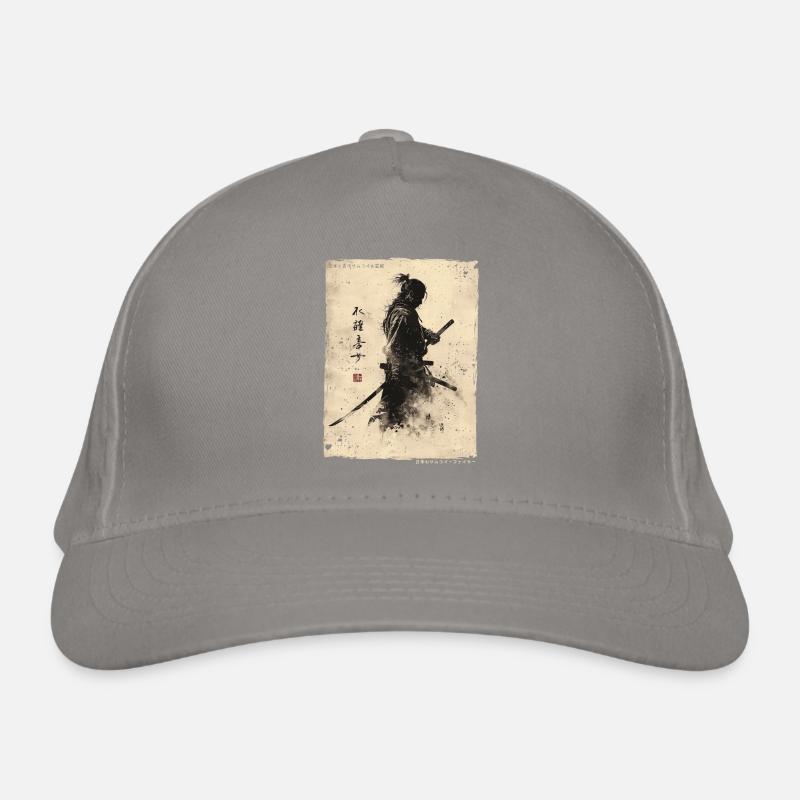 Samurai Fighter - Illustration japonaise Ukiyo-e Casquette classique bio