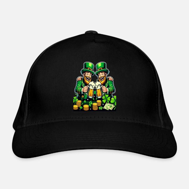 Toasting Leprechaun (Irish Leprechaun)s Organic Baseball Cap