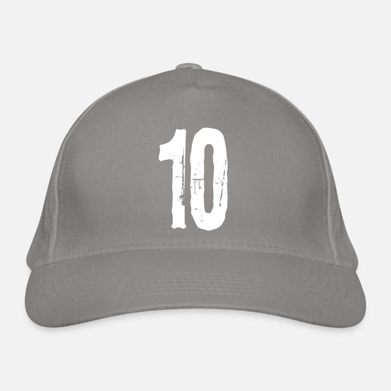 Numéro 10 ! Capitaine ! Casquette classique bio