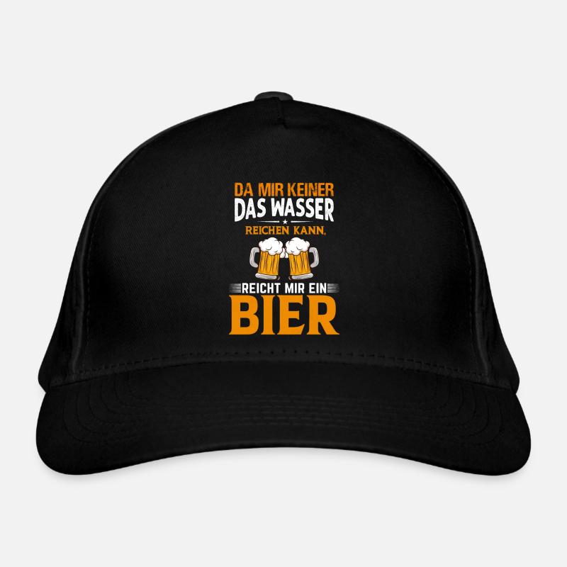 Da mir keiner das Wasser reichen kann Bier Sprüche Bio-Baseballkappe