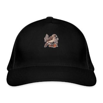 Bird breeder Ornithologist Bird watcher - Organic Baseball Cap - black - Front