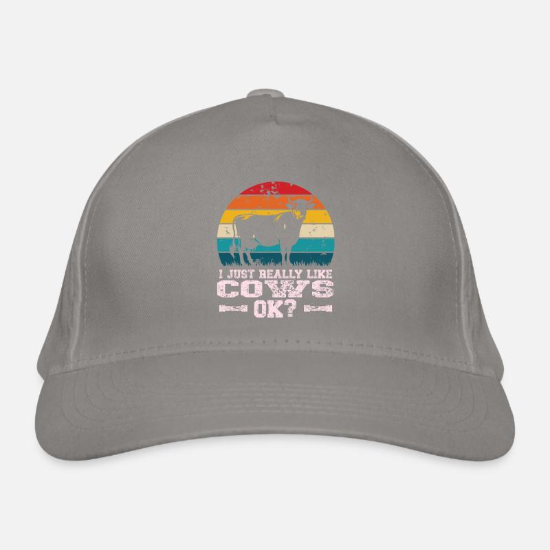 J’aime les vaches Casquette classique bio