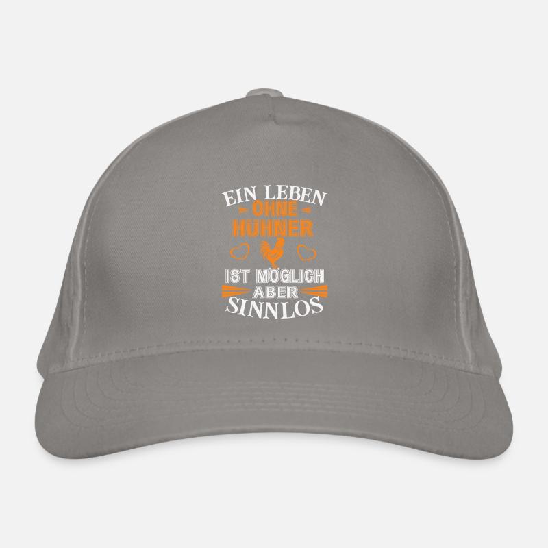Une vie sans poules Casquette classique bio