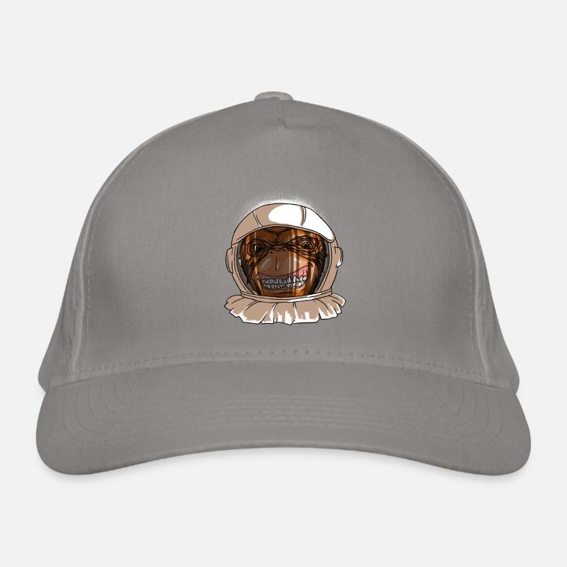Astronaute Tête de Singe Drôle Soignant Singe de l’Espace Casquette classique bio