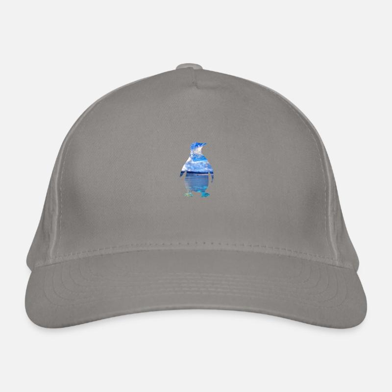 Ocean Colors Penguin Cool Bird Animal Lover Cool Organic Baseball Cap