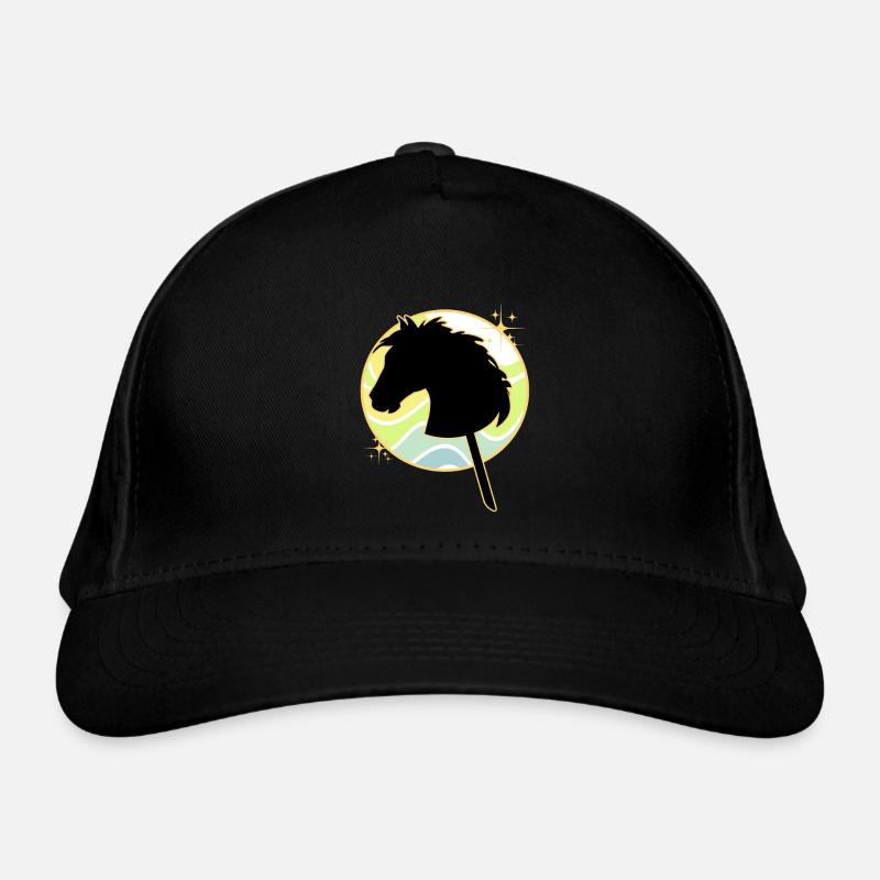 Steckenpferd - Hobbyhorsing - Pferd am Stock Bio-Baseballkappe