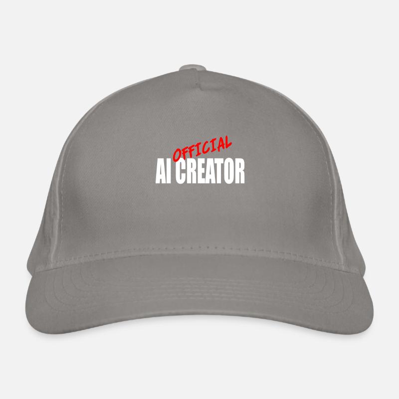 Offizielles AI Creator Grafikdesign Bio-Baseballkappe