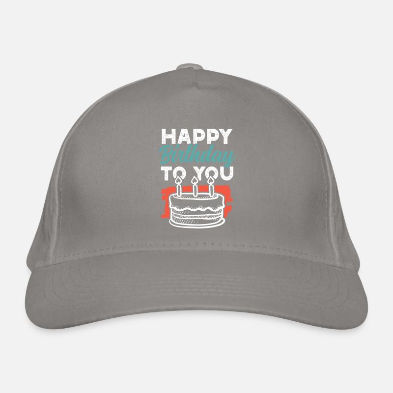 joyeux anniversaire Casquette classique bio