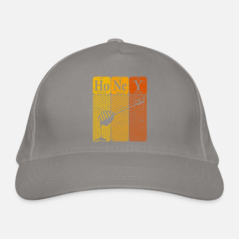 Miel Tableau périodique Éléments Rétro Casquette classique bio