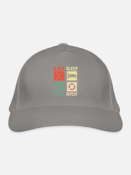 Manger dormir Paintball Répéter Paintballer Tactique Pl - Casquette classique bio - gris clair - Devant