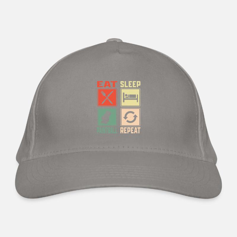 Manger dormir Paintball Répéter Paintballer Tactique Pl Casquette classique bio