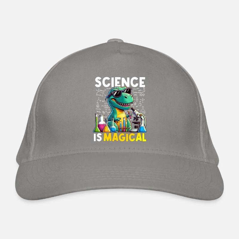 Science Is Magical Dinosaur T-rex Chemist Funny Organic Baseball Cap