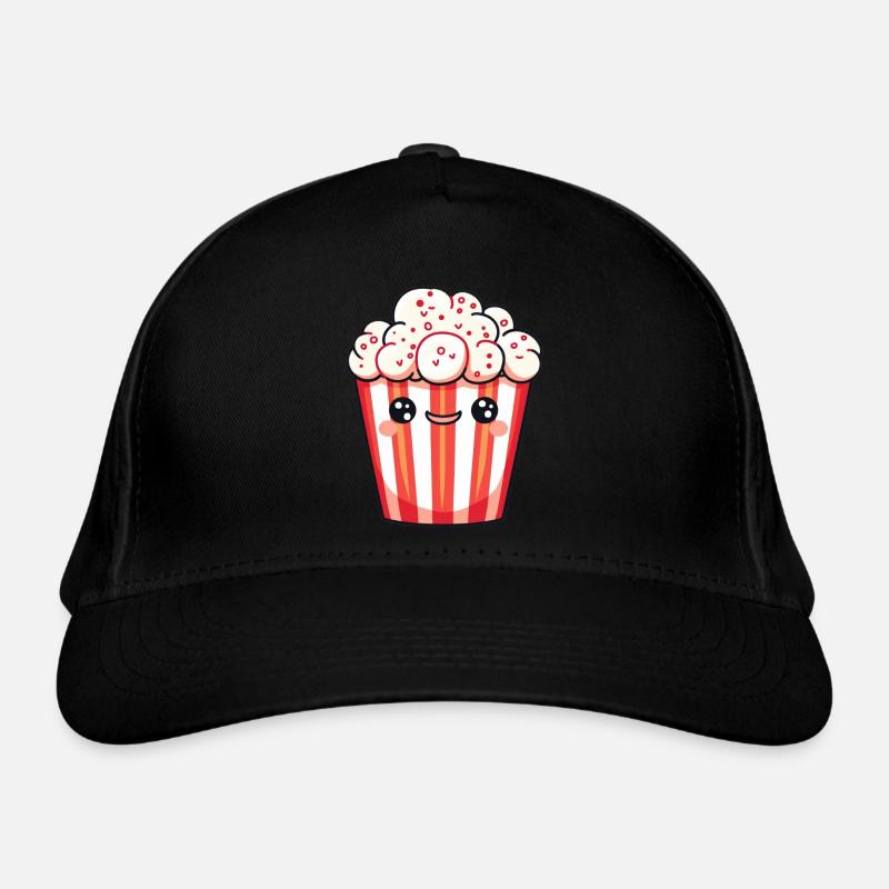 Style de dessin animé pop-corn Casquette classique bio