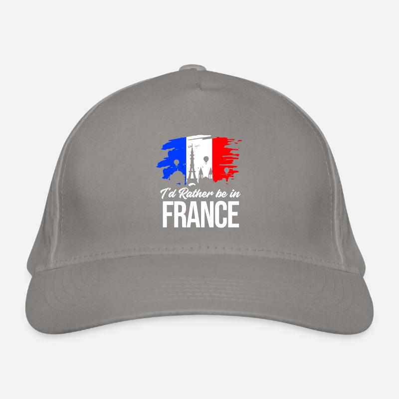 Frankreich Bio-Baseballkappe