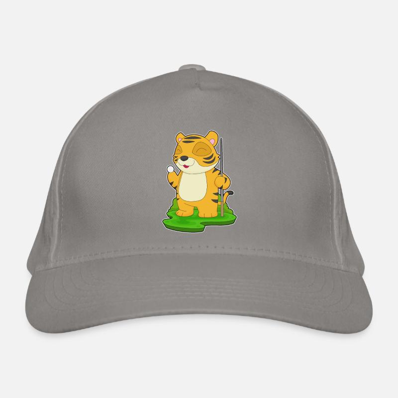 Tiger Billiard Cue Organic Baseball Cap