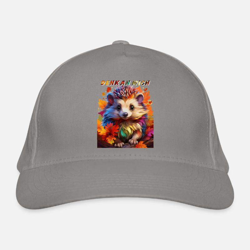 IGEL HERBST DENK AN MICH Bio-Baseballkappe
