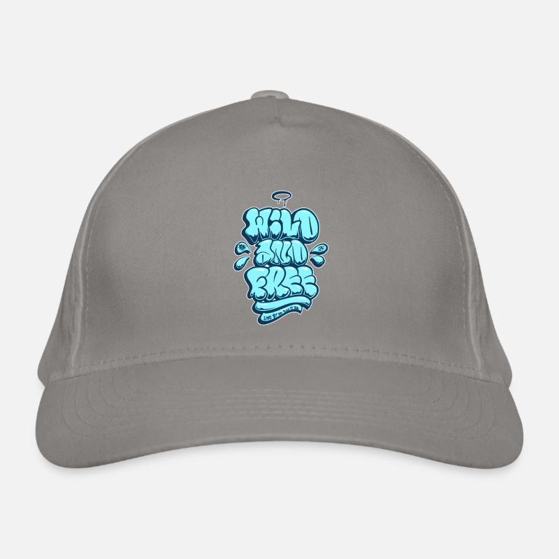 Sauvage et gratuit Asik Graffiti Throwup Style simple Casquette classique bio