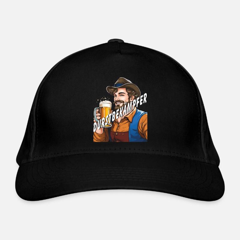 MAN BEER THIRST QUENCHER Organic Baseball Cap