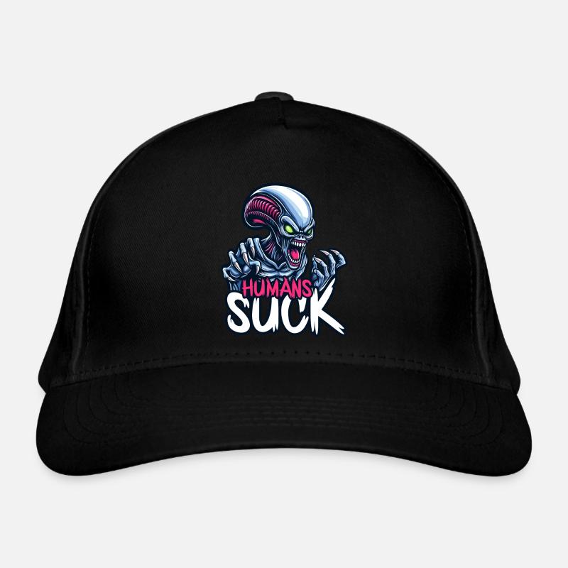 Humans Suck Organic Baseball Cap