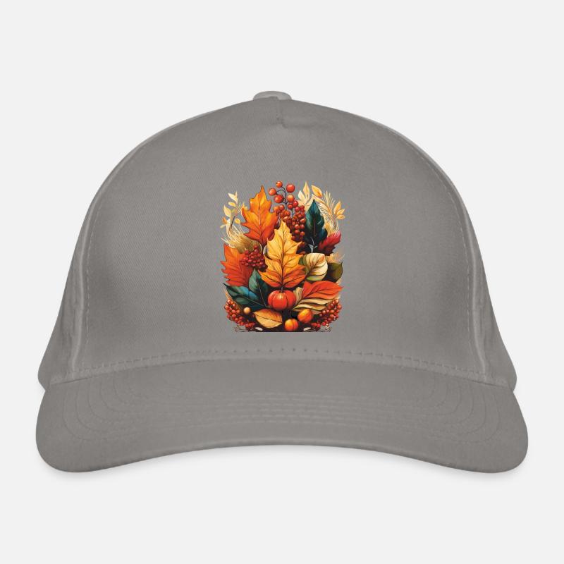 FEUILLES D’AUTOMNE Casquette classique bio