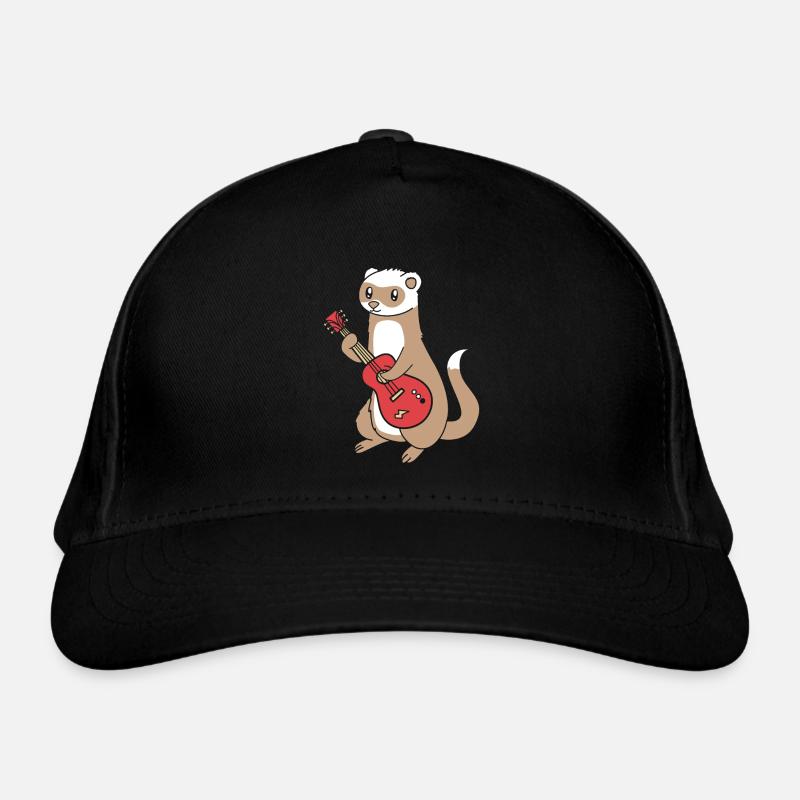 Frettchen Bio-Baseballkappe