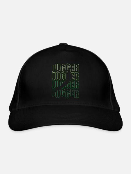 Funny Sport Jugger - Bio-Baseballkappe - Schwarz