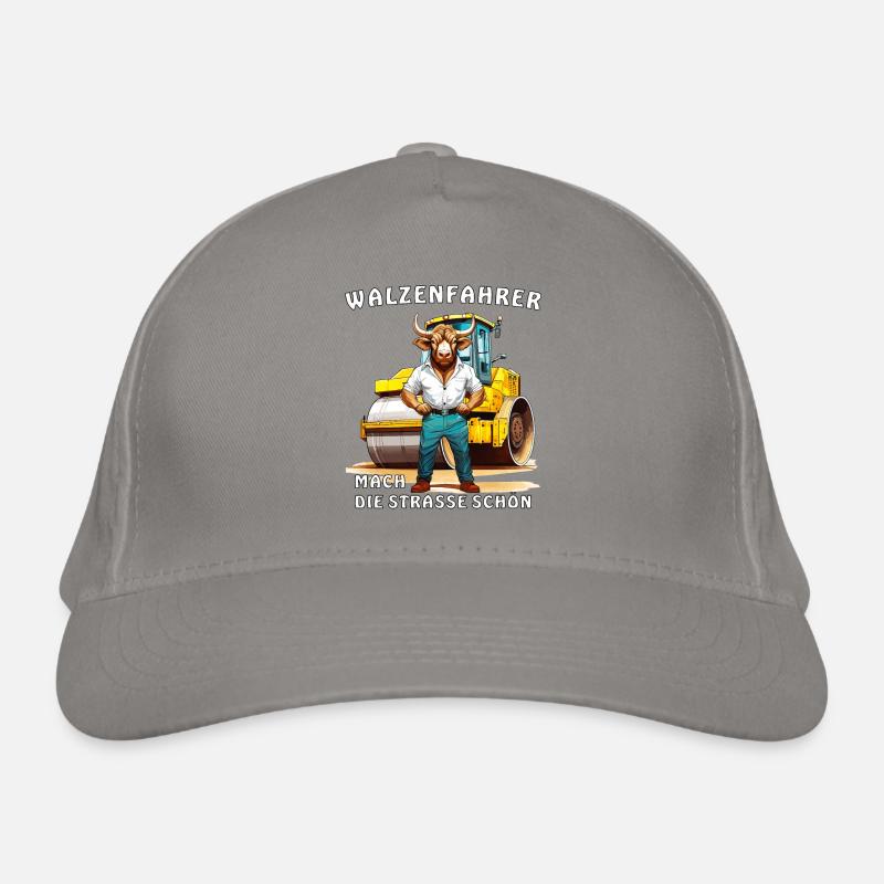 ROLLER DRIVER MAKE THE ROAD BEAUTIFUL Organic Baseball Cap