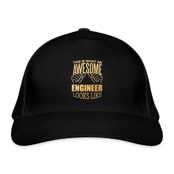 Ingénieur Ingénieur Ingénieur - Casquette classique bio - noir - Devant