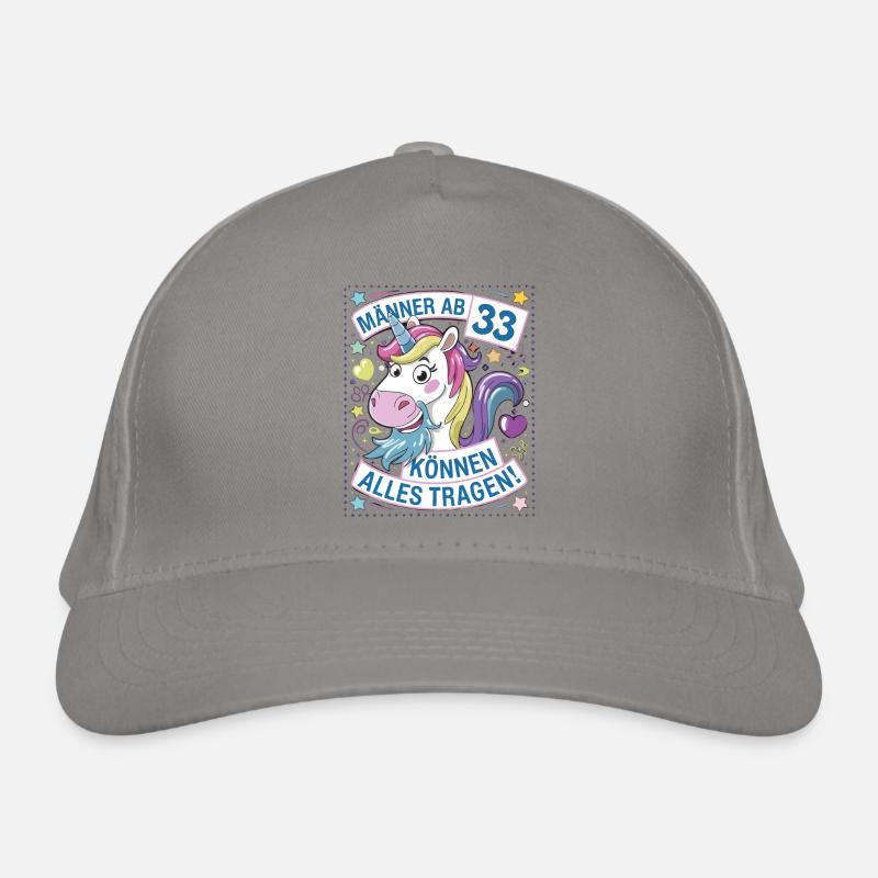 Les hommes âgés de 33 ans et plus peuvent porter n’importe quoi pour leur 33e anniversaire Casquette classique bio