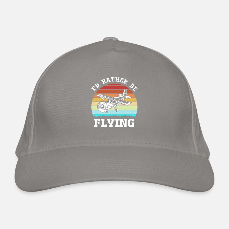 Pilot Airplane Organic Baseball Cap