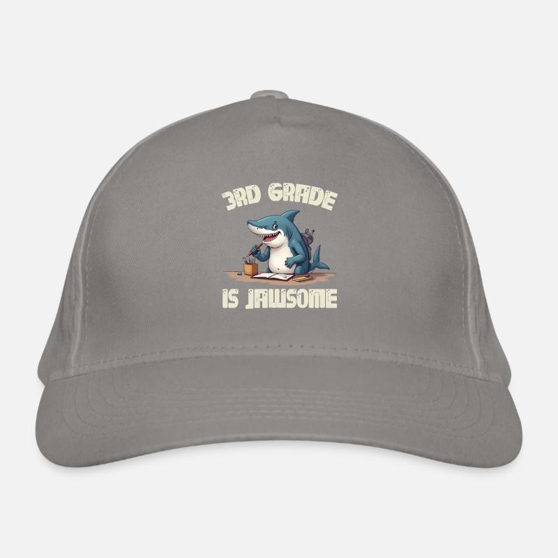 3rd Grade is Jawsome 300 Organic Baseball Cap