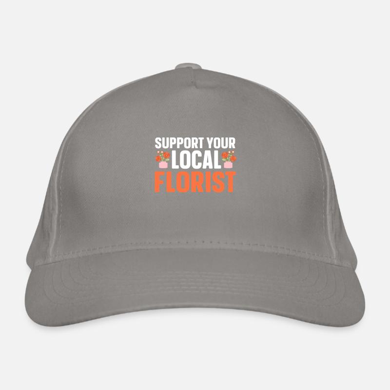 Fleuriste Fleur Florale Fleuristerie Casquette classique bio