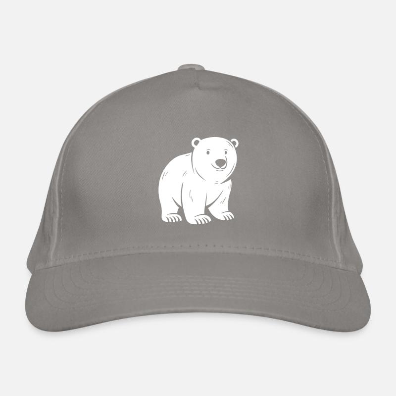 polar bear Organic Baseball Cap
