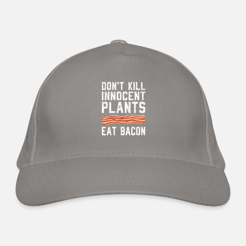 Dont Kill Innocent Plants Eat Pork Bacon Organic Baseball Cap