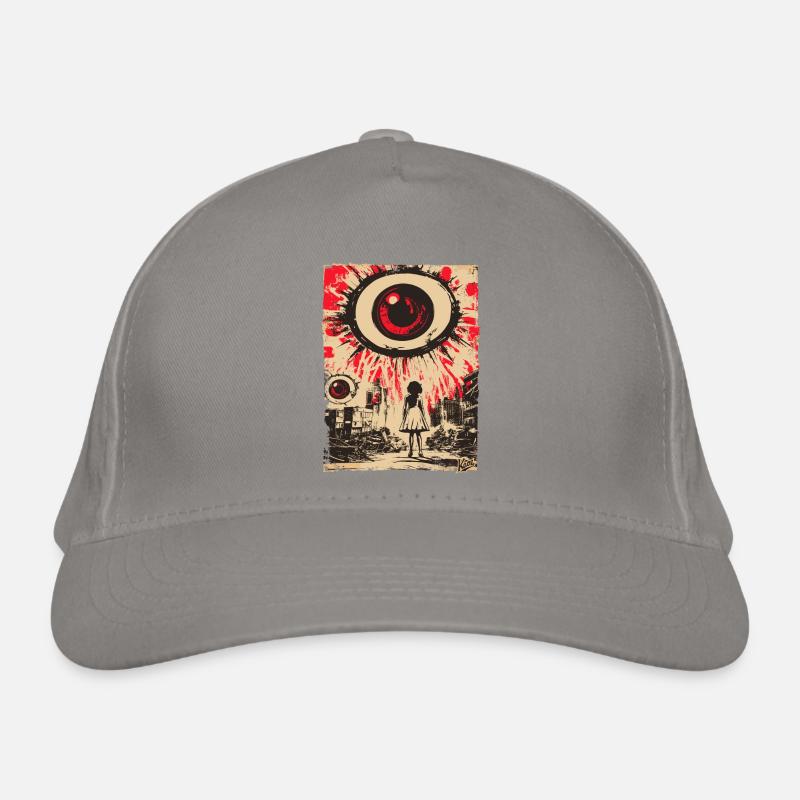 Vision apocalyptique avec œil rouge Casquette classique bio