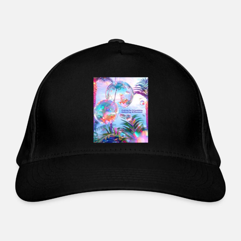 Fishing for Friendship Embracing Differences Organic Baseball Cap