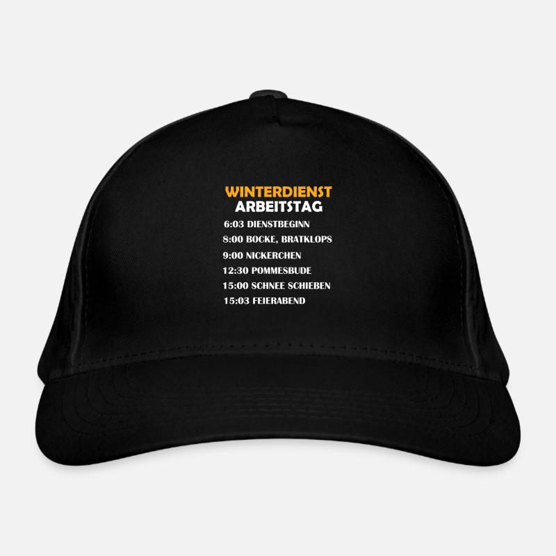 Winter service working day Organic Baseball Cap