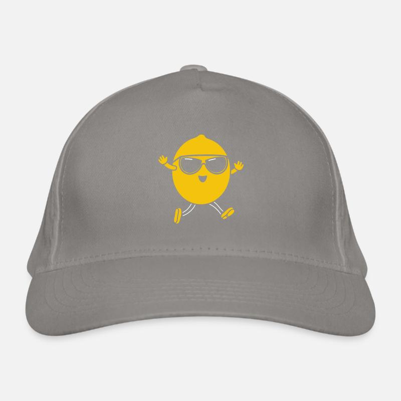 Zitrone Bio-Baseballkappe