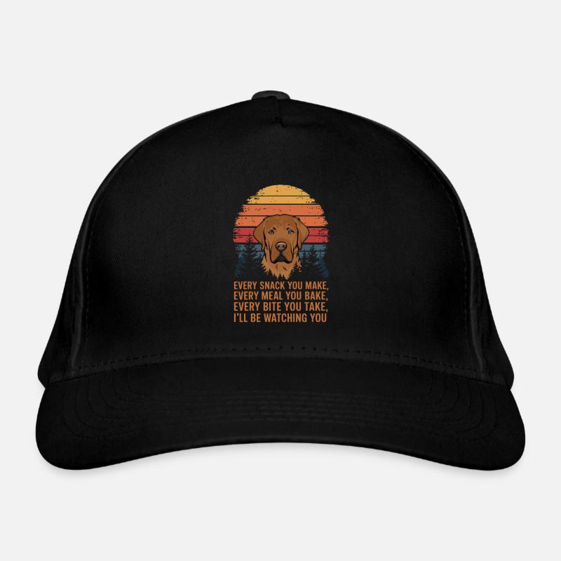 Labrador is watching you Organic Baseball Cap