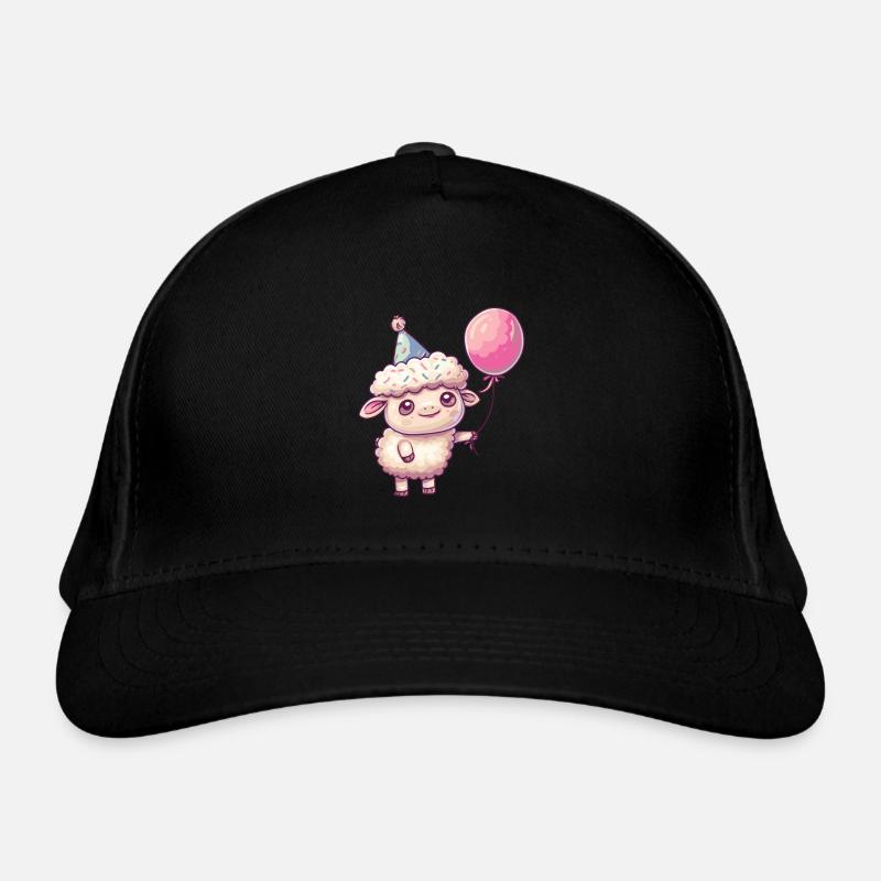 Sheep Birthday Comic Organic Baseball Cap