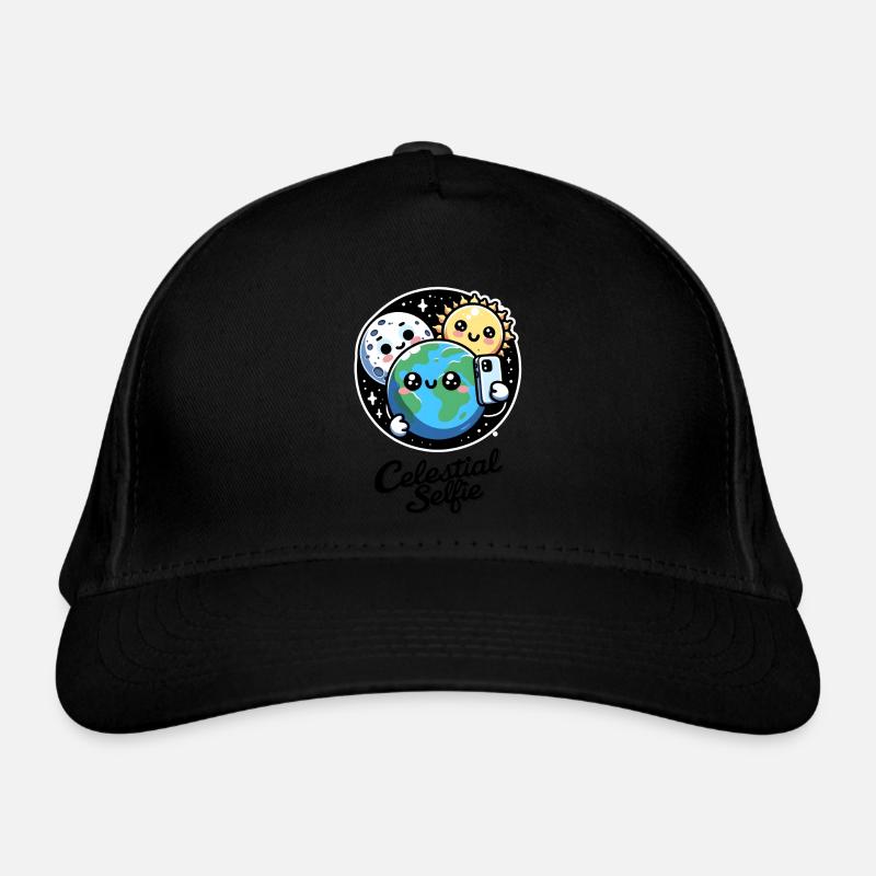 Celestial Selfie Totality Spring Solar Eclipse Organic Baseball Cap