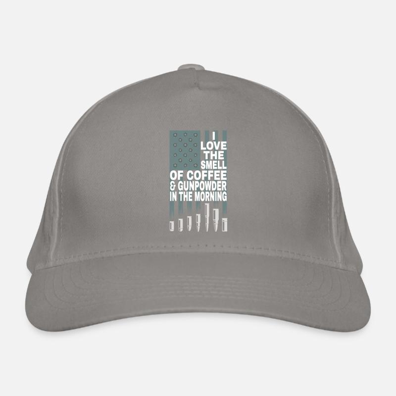 J’adore l’odeur du café et de la poudre à Casquette classique bio